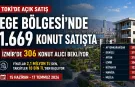 Ege Bölgesi’nde TOKİ’nin il il açık satış listesi ve konut sayıları: İzmir'de kaç konut satılacak?