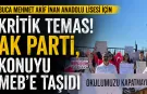 Buca Mehmet Akif İnan Anadolu Lisesi için kritik temas! AK Parti, konuyu MEB’e taşıdı