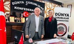 Sevda Özbek'ten Dünya Çorumlular Konfederasyonu'na ziyaret