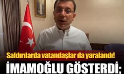 İmamoğlu yaralanan çocuğu gösterdi: Polise valiye böyle seslendi