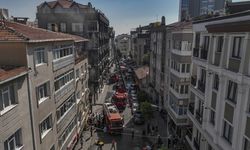 İstanbul Zeytinburnu'nda deri atölyesinde yangın çıktı