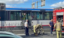 Topkapı Mescid-i Selam Tramvay Hattı'nda yangın çıktı