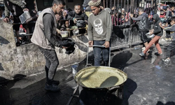 Gazzeliler ot yemeye başladı! 570 bin den fazla kişi açlıkla karşı karşıya