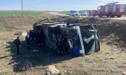 Ankara'da korkunç kaza! EGO otobüsü şarampole yuvarlandı