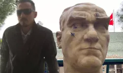 Manisa'da Atatürk büstüne alçak saldırı! Gözaltına alınıp serbest bırakıldı