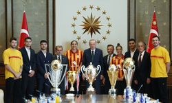 Cumhurbaşkanı Erdoğan, Galatasaray heyetini ağırladı