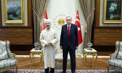 Cumhurbaşkanı Erdoğan, Diyanet İşleri Başkanı Ali Erbaş ile görüştü