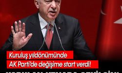 Erdoğan'dan değişim açıklaması: Yorulan kenara çekilsin!