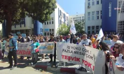 Ege Üniversitesi Hastanesi’nde iş bırakma eylemi