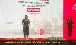 Kınay açıkladı: Karabağlar’ın yüzde 25’i dönüşüm alanında