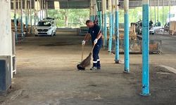 Çiğli’de bayram boyunca temizlik mesaisi sürdü