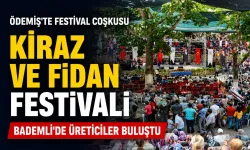 Ödemiş Bademli’de üretim şöleni: Kiraz ve fidan festivali yapıldı
