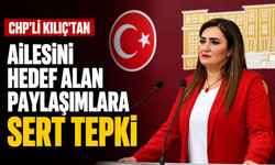 CHP'li Kılıç'tan ailesini hedef alan paylaşımlara sert tepki