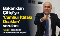 Bakan'dan Çiftçi'ye ‘Cumhur İttifakı Ocakları’ soruları: 'Bağış’ adı altında ne kadar destek yapıldı?