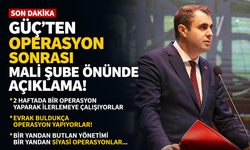 Güç’ten operasyon sonrası Mali Şube önünde açıklama: "Evrak buldukça operasyon yapıyorlar!"