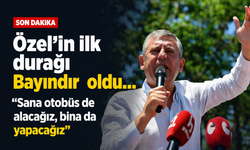 Özel’in ilk durağı Bayındır oldu... "Sana otobüs de alacağız, bina da yapacağız"