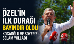 Özel’in ilk durağı Bayındır oldu... Kocaoğlu ve Soyer'e selam yolladı!