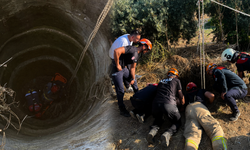 İzmir Tire’de 20 metrelik kuyuya düşen 47 yaşındaki kişi kurtarıldı