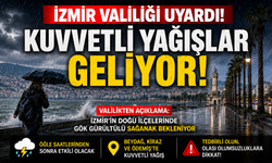 Valilik uyardı: İzmir’in doğusunda sağanak yağış bekleniyor