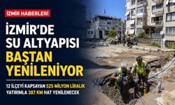 İzmir’in su şebekesine dev yatırım: 33 bin abone etkilenecek