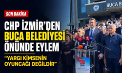 CHP İzmir’den Buca Belediyesi önünde eylem: "Yargı kimsenin oyuncağı değildir"