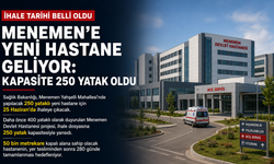 Menemen’e yeni hastane geliyor: 250 yatak kapasiteli olacak