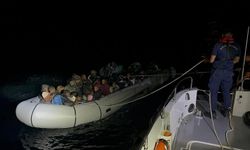Sahil Güvenlik Çeşme ve Seferihisar açıklarında 65 göçmeni yakaladı