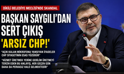 Dikil Belediye Meclisi’ndeki skandala, Başkan Saygılı’dan sert çıkış!... ‘’Arsız CHP!’’