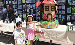 Büyükpark’ta miniklerin el emeği çalışmalarına yoğun ilgi