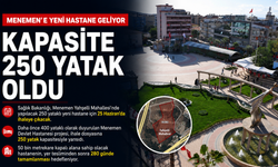 Menemen’e yeni hastane geliyor: 250 yatak kapasiteli olacak