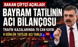 Bayram tatilinde acı bilanço: Trafikte 70 kişi hayatını kaybetti