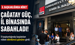 Çağatay Güç, il binasında sabahladı!