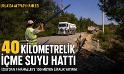 İZSU duyurdu: Urla’ya 40 kilometrelik yeni içme suyu hattı geliyor
