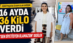 Eşrefpaşa Hastanesi’nde dikkat çeken başarı hikayesi: “Sen diyetisyen olamazsın” dediler, 36 kilo verdi