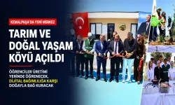 Kemalpaşa’da öğrencileri doğayla buluşturacak Tarım ve Doğal Yaşam Köyü açıldı