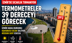 İzmir’de sıcaklık tırmanıyor: Termometreler 39 dereceyi görecek