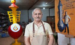 Menemenli ustadan Galatasaray’a 3 metrelik şampiyonluk vazosu