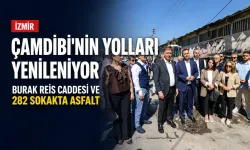 Bornova Çamdibi’nde asfalt seferberliği başladı