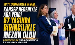 Nadide Kazmaz’dan ilham veren başarı: 38 yıl sonra üniversite birincisi oldu