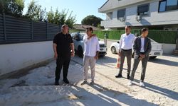 Başkan Çiçek sahaya çıktı, çalışmaları inceledi