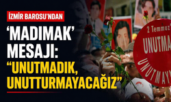 İzmir Barosu'ndan 'Madımak' mesajı: "Unutmadık, unutturmayacağız"