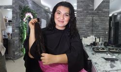 Beş yıl uzattığı saçlarını kanser hastası çocuklara bağışladı