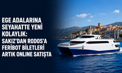 Ege adalarına seyahatte yeni kolaylık: Sakız’dan Rodos’a feribot biletleri artık online satışta
