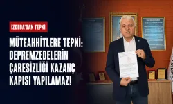 İZDEDA'dan müteahhitlere tepki: Depremzedelerin çaresizliği kazanç kapısı yapılamaz!