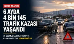 İzmir trafiğinin kaza bilançosu açıklandı: 6 ayda 38'i ölümlü, 4 bin 145 trafik kazası yaşandı