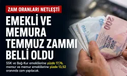 Memur ve emeklinin Temmuz zammı netleşti: En düşük emekli aylığı kaç lira oldu?