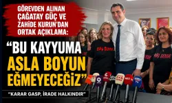 Görevden alınan Çağatay Güç ve Zahide Kurun’dan ortak açıklama: Bu kayyuma asla boyun eğmeyeceğiz