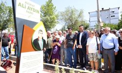 Çiğli'de duygu dolu tören: Ali Aydın’ın adı o parkta yaşatılacak!