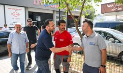 Başkan Eşki'den 'sanayi' mesaisi: Esnafın taleplerini yerinde dinledi