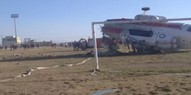 İran Gençlik ve Spor Bakanı'nın helikopteri düştü! 15 kişi...